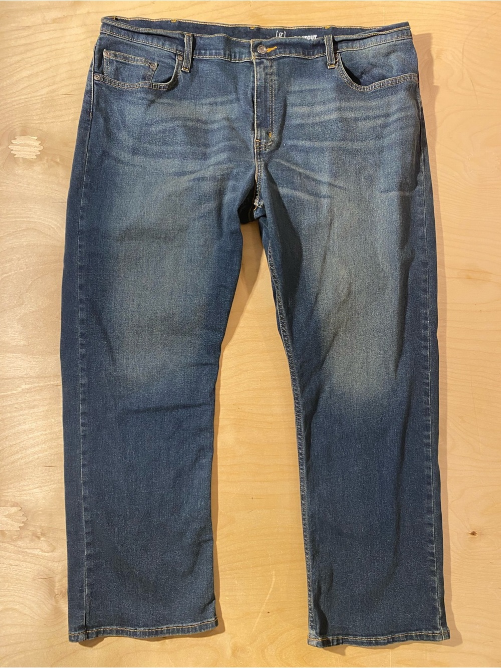 George Men's Dark Blue Boot Cut Jeans 
42 x 30 (Y)